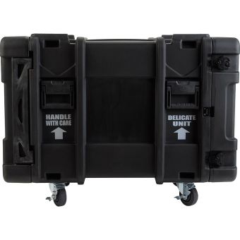 SKB 10U Roto Shockmount Rack Case, 4 Wheel - 30"/760 mm Depth