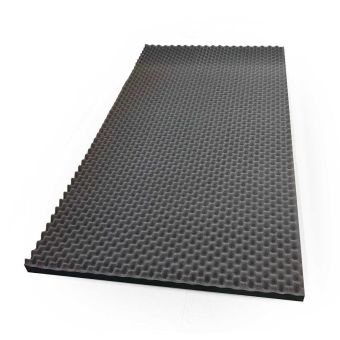 PU23 Egg tray foam - Black - 2000x1200mm
