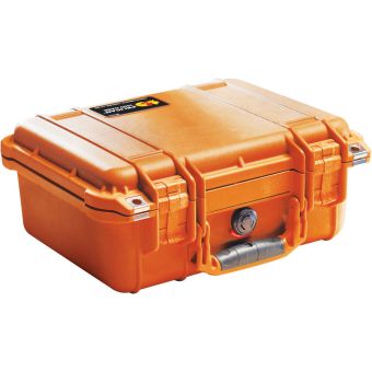 Peli Case 1400 Orange Med Skum