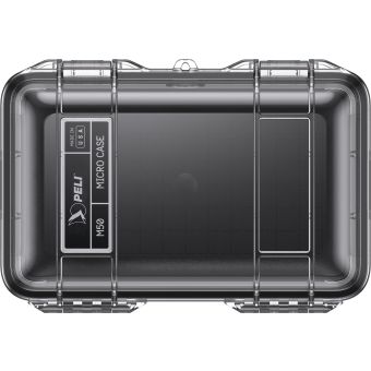 Peli M50 Micro Case Black Clear